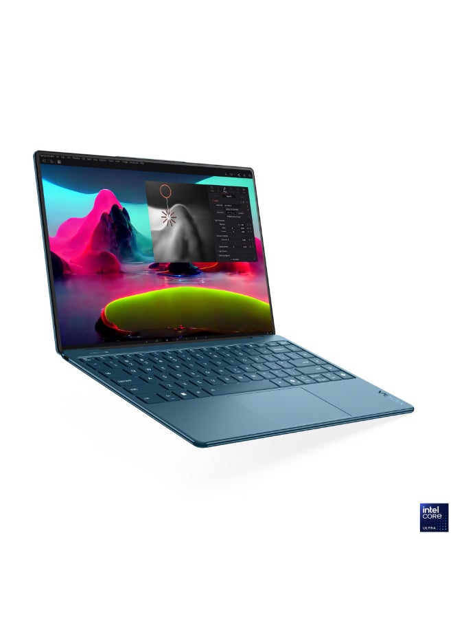 Lenovo Yoga Slim 9 Laptop With 14 Inch 4K WQUXGA (3840x2400) Display, Core Ultra 7 258V Processor/32GB RAM DDR5/1TB SSD/Windows 11 Home/Intel Arc Graphics/ English/Arabic Tidal Teal - Image 3