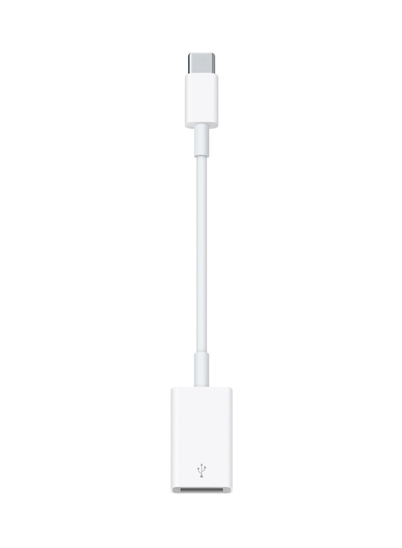 ابل  USB-C to USB Adapter white - Image 1