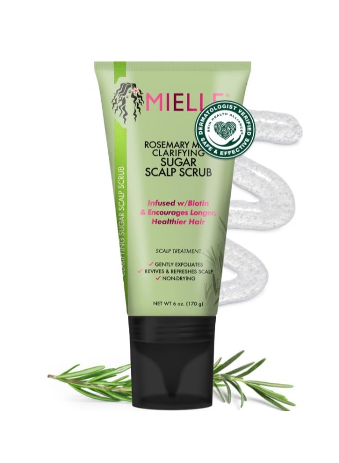 MIELLE Rosemary Mint Clarifying Sugar Scalp Scrub 6oz