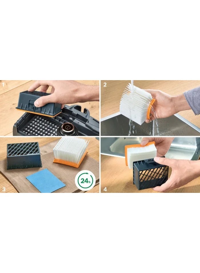 بوش Series 4 Bagged Vacuum Cleaner 2000W Powerful Motor High Suction Power Allergy Friendly BGL41WFAMP 4 L 2000 W BGL41WFAMP Deep petrol - Image 5