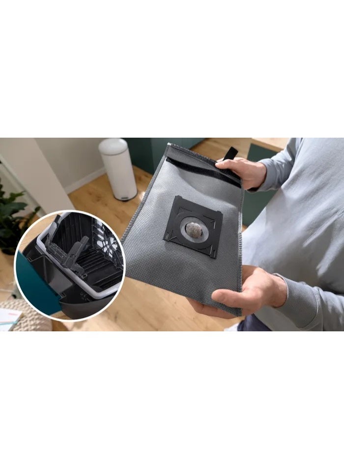 بوش Series 4 Bagged Vacuum Cleaner 2000W Powerful Motor High Suction Power Allergy Friendly BGL41WFAMP 4 L 2000 W BGL41WFAMP Deep petrol - Image 4