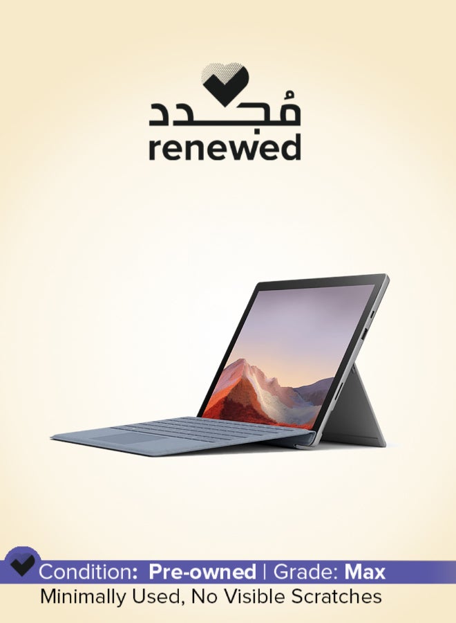 Microsoft Renewed - Surface Pro 7 Convertible 2-In-1 Laptop With 12.3-Inch Display, Core i7-1065G7 Processor/10th Gen/Quad Core/16GB RAM/256GB SSD/Intel Iris Graphics/Windows 10 Pro English Silver - Image 1