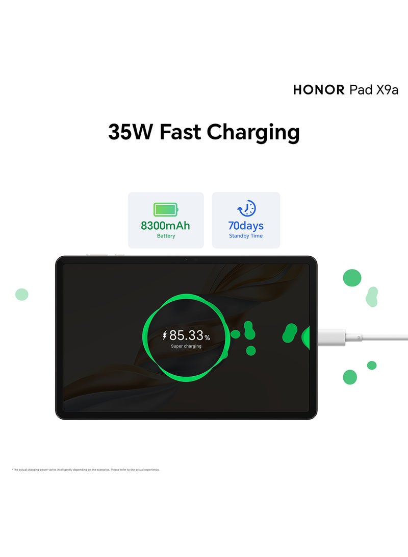 Honor Renewed - Pad X9a 11.5 Inch Grey 8GB RAM 128GB Wi-Fi With Free Protective Flip Cover - Middle East Version - Image 5
