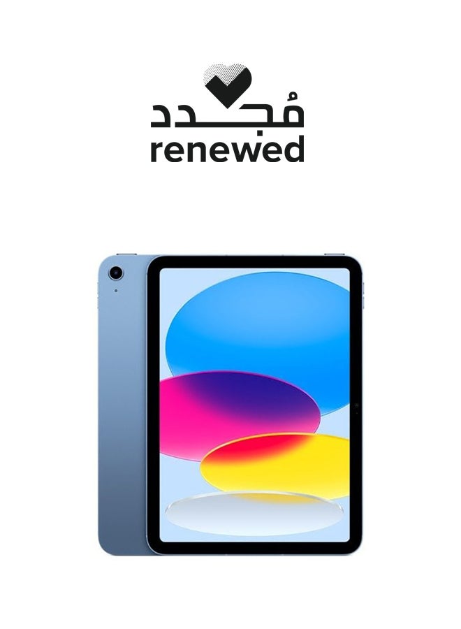Apple Renewed - iPad 2022 (10th Generation) 10.9-inch 64GB WiFi Blue - Middle East Version - Image 1