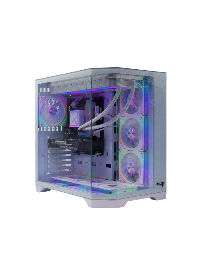 ٍسبير بي سي كمبيوتر ألعاب بمعالج Intel Core i5-14400F / ذاكرة وصول عشوائي 16 جيجابايت DDR5 / قرص صلب SSD بسعة 1 تيرابايت / بطاقة رسومات Nvidia GeForce RTX 3050 بسعة 16 جيجابايت / نظام التشغيل Windows 11 Pro / أبيض - Image 2