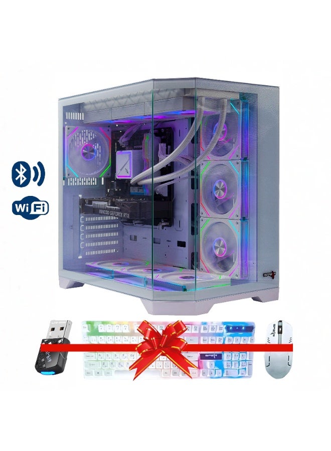 ٍسبير بي سي كمبيوتر ألعاب بمعالج Intel Core i5-14400F / ذاكرة وصول عشوائي 16 جيجابايت DDR5 / قرص صلب SSD بسعة 1 تيرابايت / بطاقة رسومات Nvidia GeForce RTX 3050 بسعة 16 جيجابايت / نظام التشغيل Windows 11 Pro / أبيض - Image 4