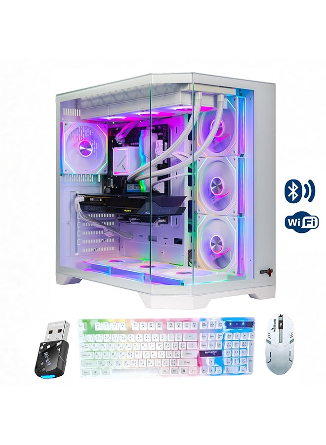 ٍسبير بي سي كمبيوتر ألعاب برو مع معالج إنتل كور i7-14700F/32 جيجابايت رام DDR5/1 تيرابايت SSD/16 جيجابايت Nvidia GeForce RTX 5070 Ti/ويندوز 11 برو + لوحة مفاتيح + ماوس + USB - Image 1