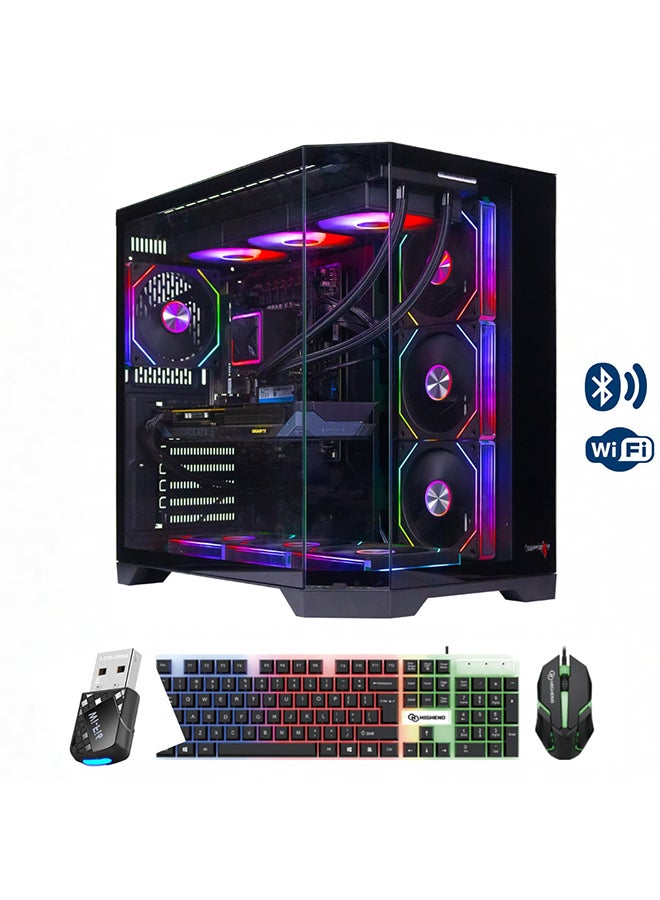 ٍسبير بي سي كمبيوتر ألعاب برو مع معالج إنتل كور i7-14700F/32 جيجابايت رام DDR5/1 تيرابايت SSD/16 جيجابايت Nvidia GeForce RTX 5070 Ti/ويندوز 11 برو + لوحة مفاتيح + ماوس + USB - Image 1