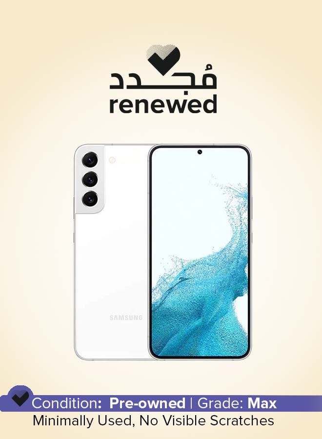 Samsung Renewed - Galaxy S22+ Dual SIM Phantom White 8GB RAM 128GB 5G - International Version - Image 1