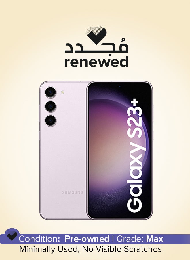 Samsung Renewed - Galaxy S23 plus 5G Dual SIM Lavender 8GB RAM 256GB - International Version - Image 1
