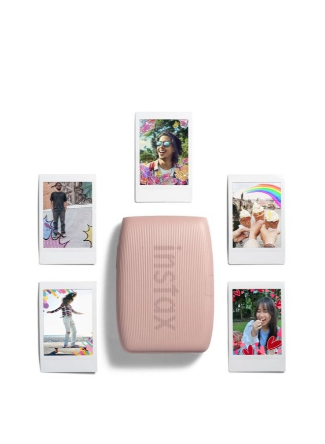 فوجي فيلم Instax Mini Link 3 Smart Phone Printer - Bundle With Mini Instant Film 10 Sheet Pink - Image 5