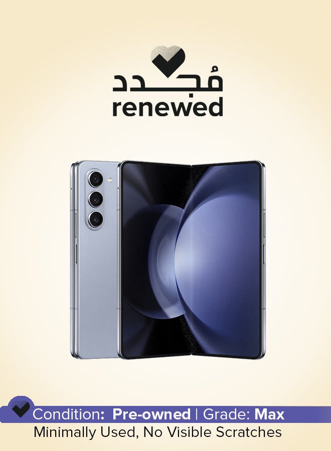 Samsung Renewed - Galaxy Z Fold 5 Dual SIM Icy Blue 12GB RAM 512GB 5G - International Version - Image 1