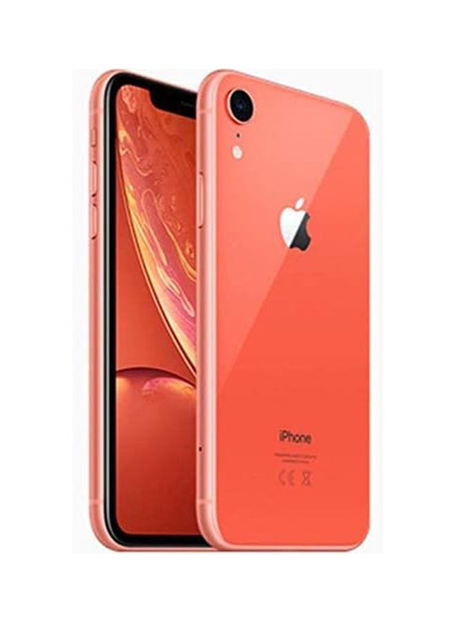 ابل  Renewed - iPhone XR 128GB Coral 4G With Facetime - Physical Dual SIM Version - Image 5