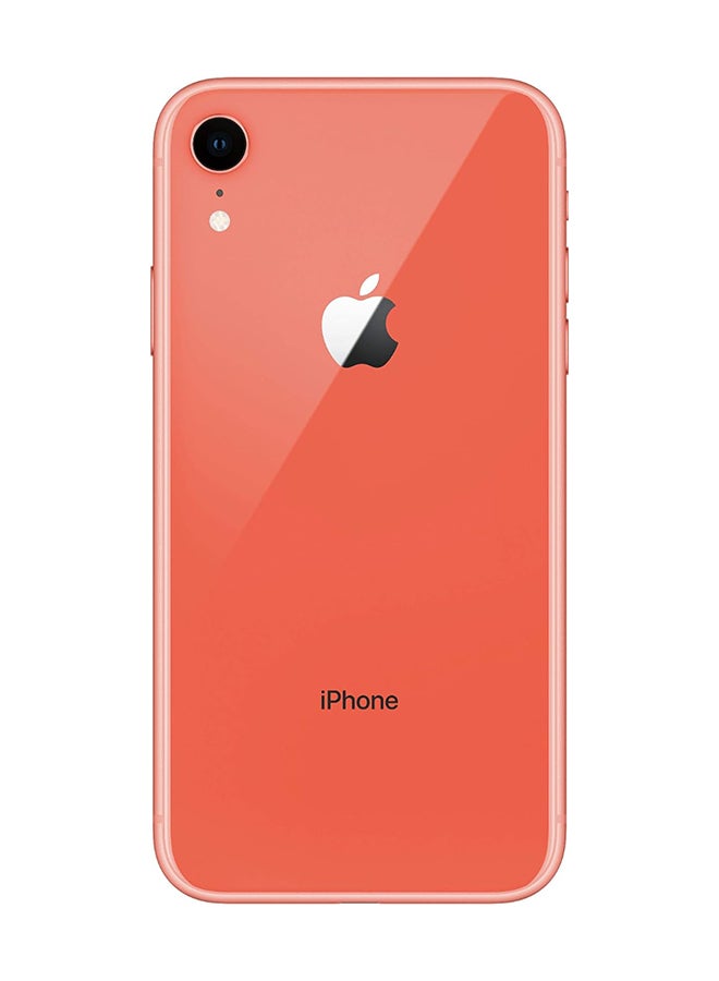 ابل  Renewed - iPhone XR 128GB Coral 4G With Facetime - Physical Dual SIM Version - Image 3