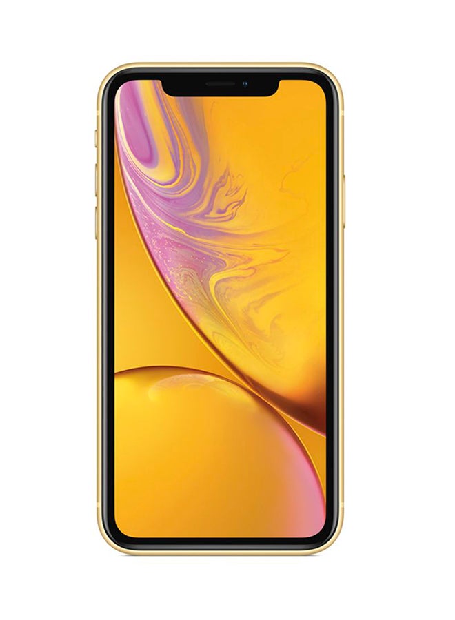 ابل  Renewed - iPhone XR 128GB Yellow 4G With Facetime - Physical Dual SIM Version - Image 2