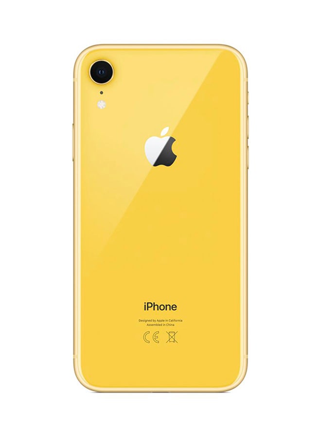 ابل  Renewed - iPhone XR 128GB Yellow 4G With Facetime - Physical Dual SIM Version - Image 3