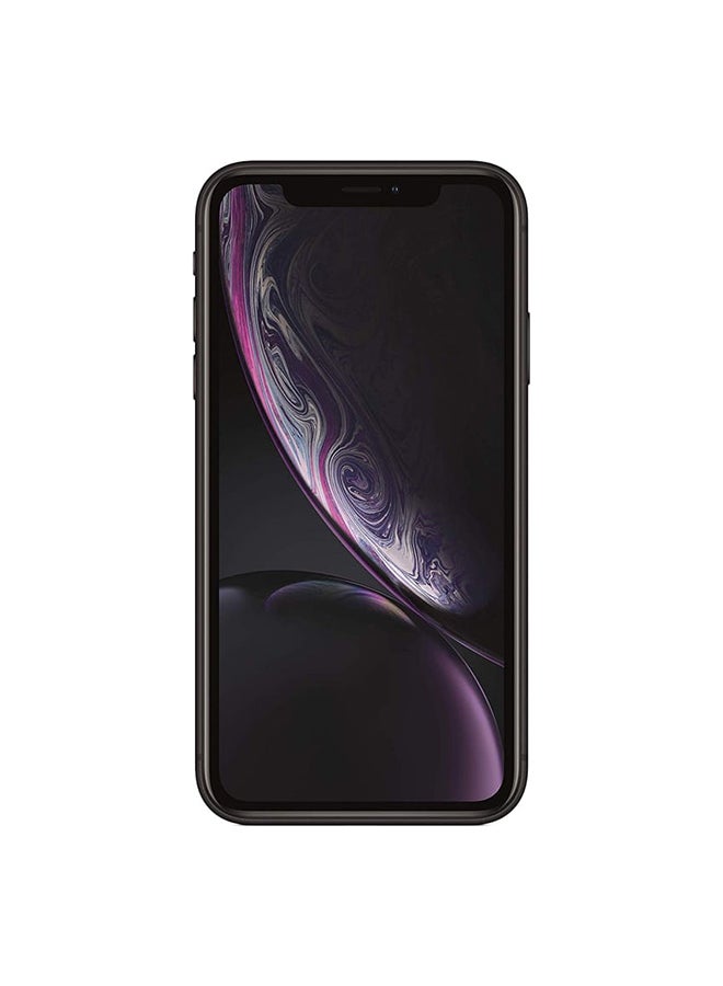 ابل  Renewed - iPhone XR 128GB Black 4G With Facetime - Physical Dual SIM Version - Image 2