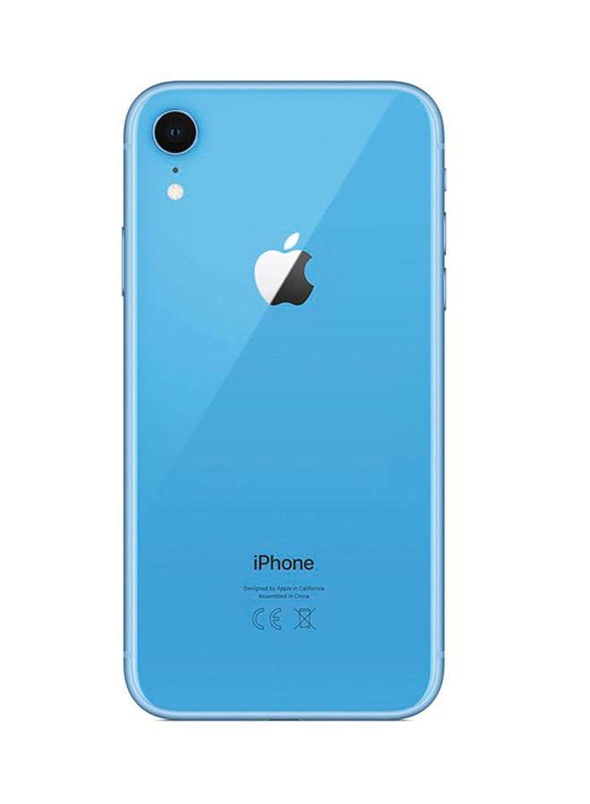 ابل  Renewed - iPhone XR 128GB Blue 5G With Facetime - Physical Dual SIM Version - Image 2