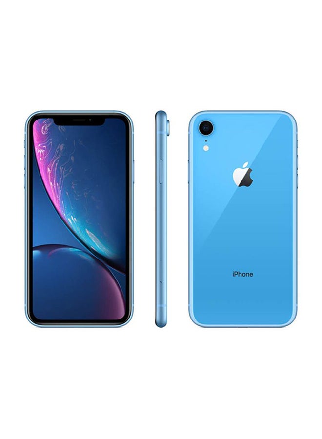 ابل  Renewed - iPhone XR 128GB Blue 5G With Facetime - Physical Dual SIM Version - Image 5