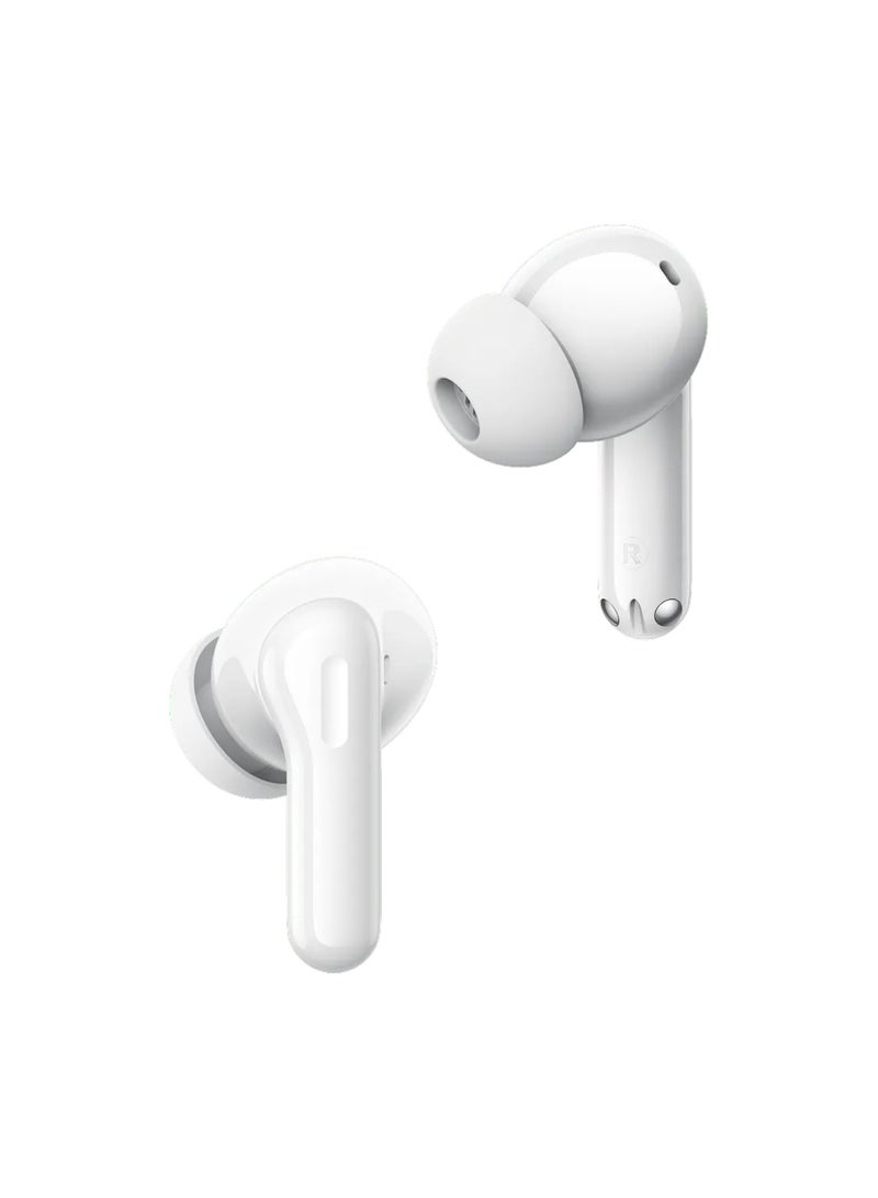 realme Buds T200 Premium ANC Earbuds. Hi-Res Audio, Dual Connect, IP55, 3D Audio, 50H Battery. Your Sound, Uninterrupted. snowy white - Image 4