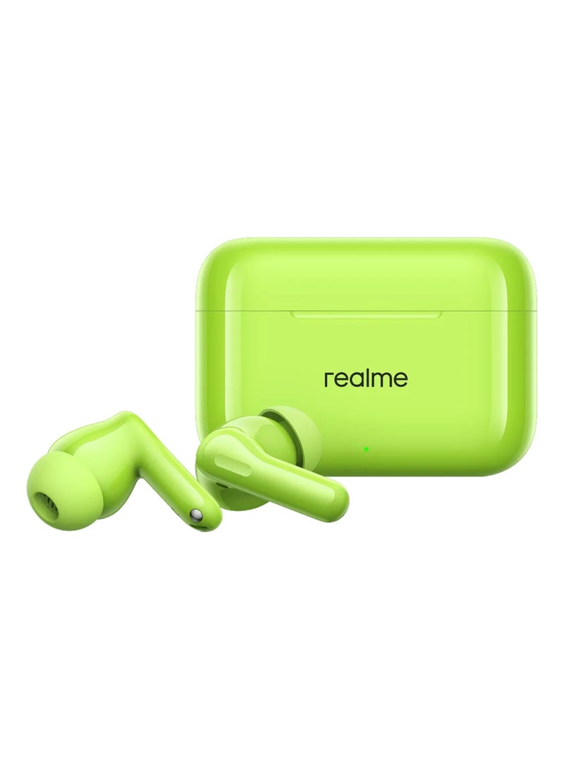 realme Buds T200 Premium ANC Earbuds. Hi-Res Audio, Dual Connect, IP55, 3D Audio, 50H Battery. Your Sound, Uninterrupted. neon green - Image 2