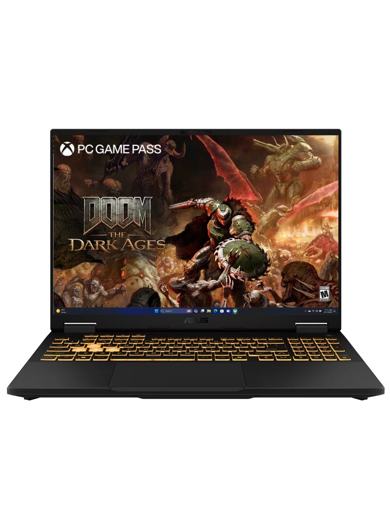 أسوس (نسخة مطورة) لابتوب الألعاب TUF Gaming F16 FX608JMR بحجم 16 بوصة FHD+ بتردد 165Hz – معالج Intel Core i7-14650HX وذاكرة RAM بسعة 32GB DDR5 وقرص SSD بسعة 1TB PCIe وبطاقة NVIDIA GeForce RTX 5060 بسعة 8GB ونظام Windows 11 Home باللغة الإنجليزية. - Image 1