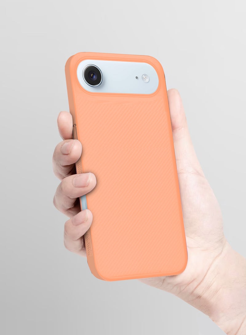 MARGOUN 3 Packs Case Cover for iPhone 17 Air - Sturdy Durable Ultra-Thin Case - Air Skin Line Design Back Cover -  Drop Protection Cover Clear with Two 3D Screen Protectors - Cosmic Orange-3 - Image 4