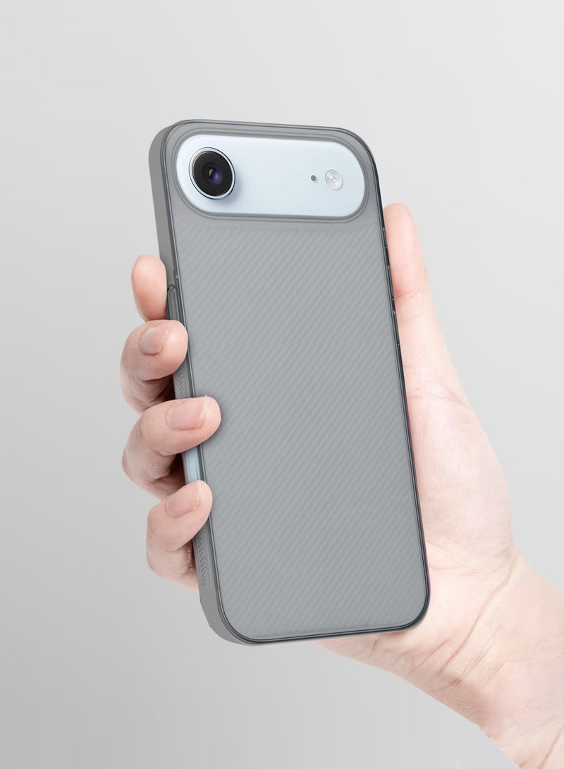 MARGOUN 2 Packs Case Cover for iPhone 17 Air - Sturdy Durable Ultra-Thin Case - Air Skin Line Design Back Cover -  Drop Protection Cover Clear with Privacy Screen Protector - Black-4 - Image 4