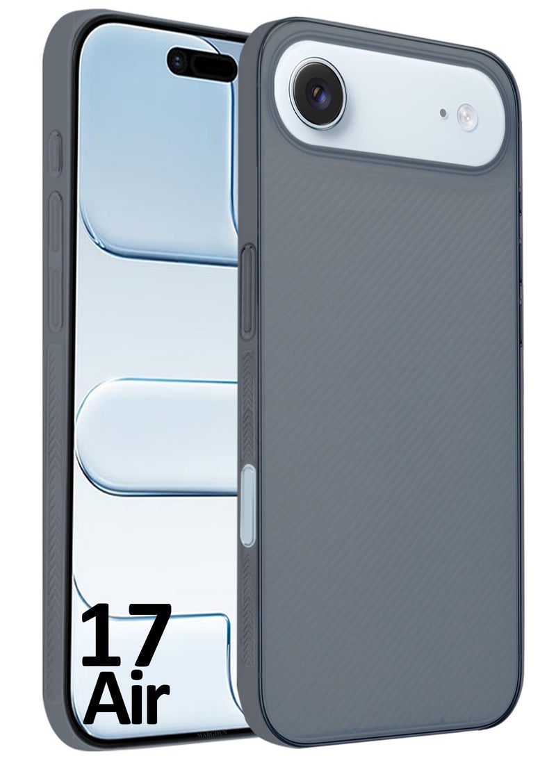 MARGOUN Case Cover for iPhone 17 Air - Sturdy Durable Ultra-Thin Case - Air Skin Line Design Back Cover -  Drop Protection Cover Clear - Midnight Blue-1 - Image 1