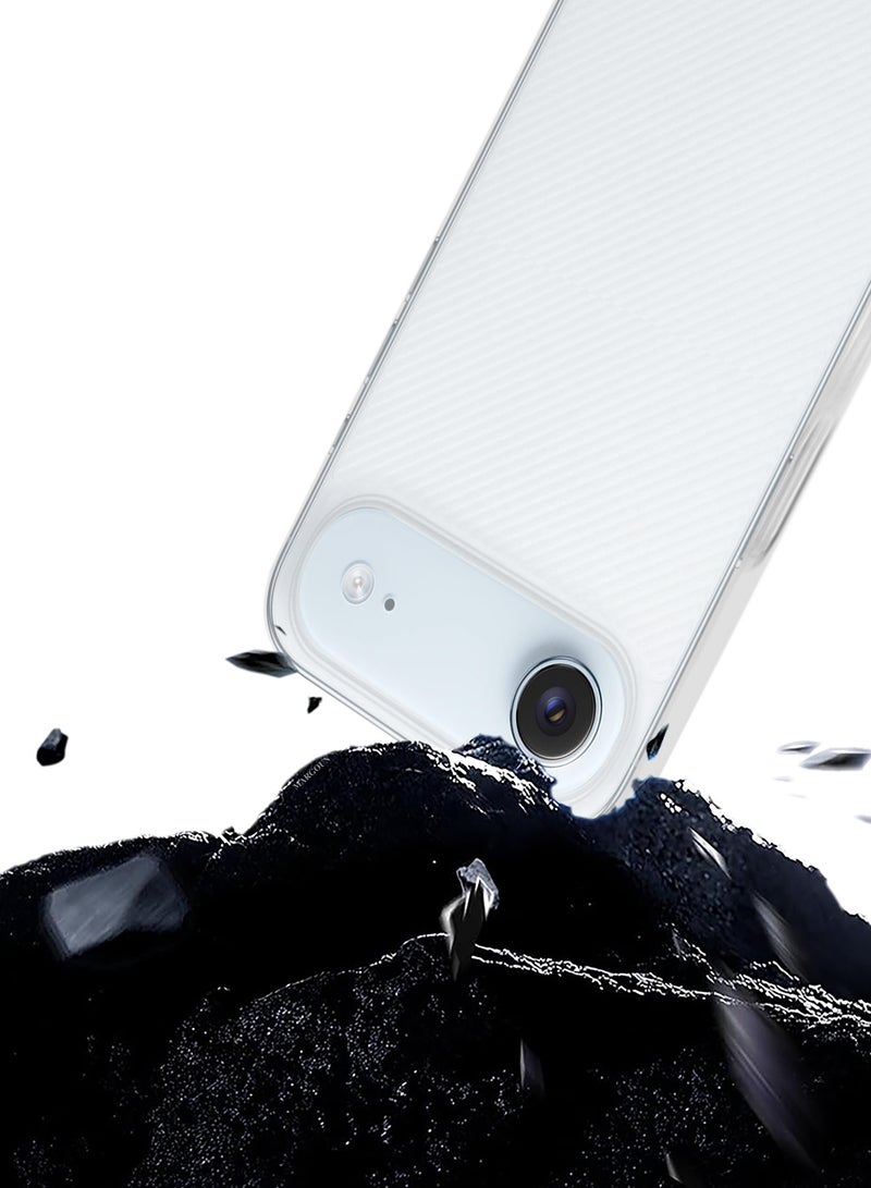 MARGOUN Case Cover for iPhone 17 Air - Sturdy Durable Ultra-Thin Case - Air Skin Line Design Transparent Back Cover -  Drop Protection Cover - White-1 White-1 - Image 2