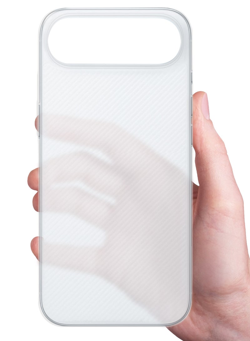 MARGOUN Case Cover for iPhone 17 Air - Sturdy Durable Ultra-Thin Case - Air Skin Line Design Transparent Back Cover -  Drop Protection Cover - White-1 White-1 - Image 3