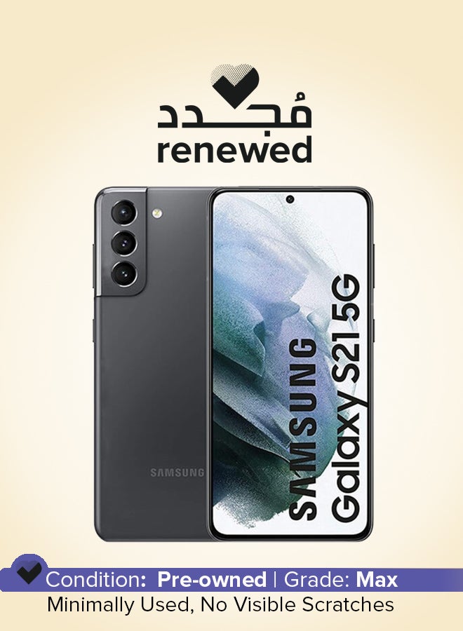 Samsung Renewed - Galaxy S21 Single sim Phantom Gray 8GB RAM 128GB 5G - International Version - Image 1