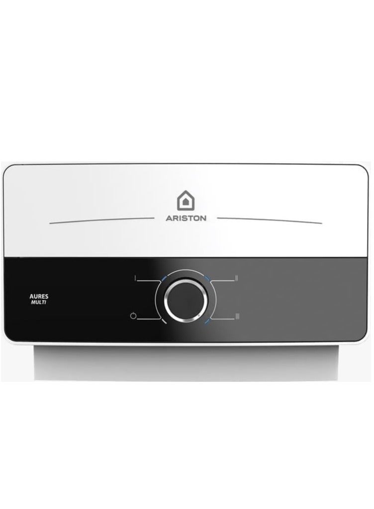 Ariston Instant Water Heater - Trusted Safety, High Efficiency, Compact, Tankless - On-Demand Hot Water White - Image 1