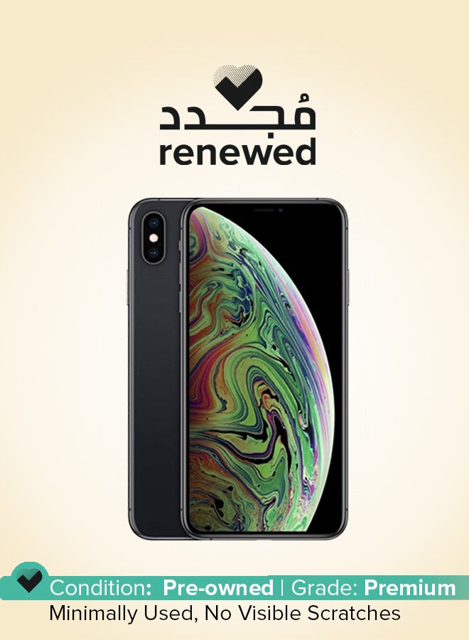 Apple Renewed - iPhone XS With Facetime Space Grey 64GB 4G LTE - Middle East Region - Image 1