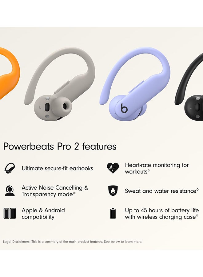 بيتس مجدد - سماعات Powerbeats Pro 2 عالية الأداء - بنفسجي هايبر - Image 2