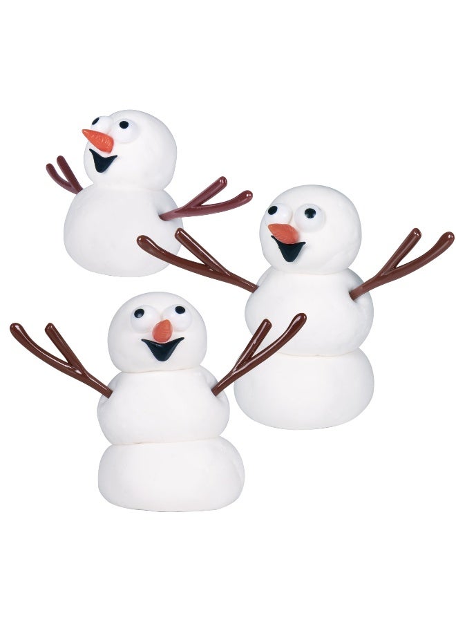 كانجرو مجموعة بناء رجل الثلج 3 قطع، هل تريد بناء رجل ثلج، مجموعة طين رجل الثلج الذائب، مجموعة صنع رجل الثلج، هدايا للأطفال في الجوارب، هدايا للأطفال الصغار في الجوارب، مجموعة حرفة طين رجل الثلج، حرفة رجل الثلج - Image 5