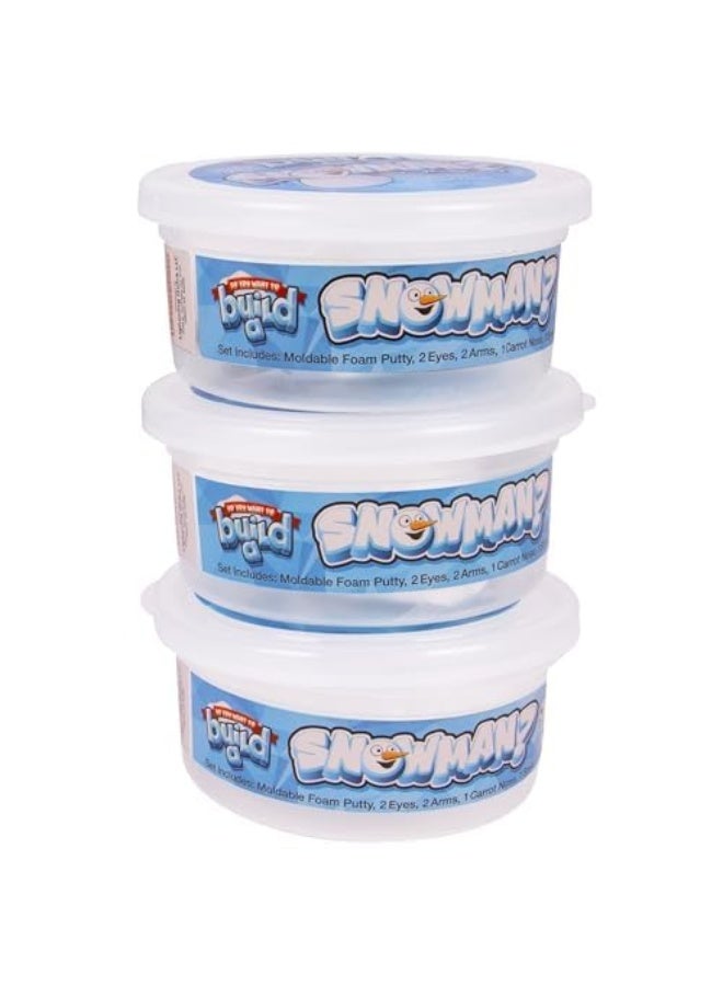 كانجرو مجموعة بناء رجل الثلج 3 قطع، هل تريد بناء رجل ثلج، مجموعة طين رجل الثلج الذائب، مجموعة صنع رجل الثلج، هدايا للأطفال في الجوارب، هدايا للأطفال الصغار في الجوارب، مجموعة حرفة طين رجل الثلج، حرفة رجل الثلج - Image 4