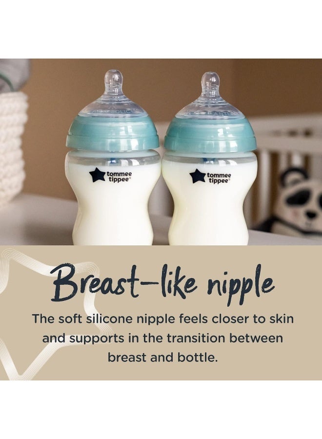 تومي تيبي طقم زجاجات الرضاعة المضادة للمغص من تومي تيبي للمواليد الجدد - Image 4