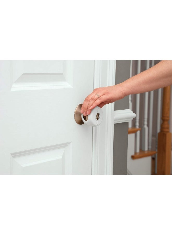 Safety 1st Parent Grip Door Knob Covers, White, One Size, 4 Count - Image 3