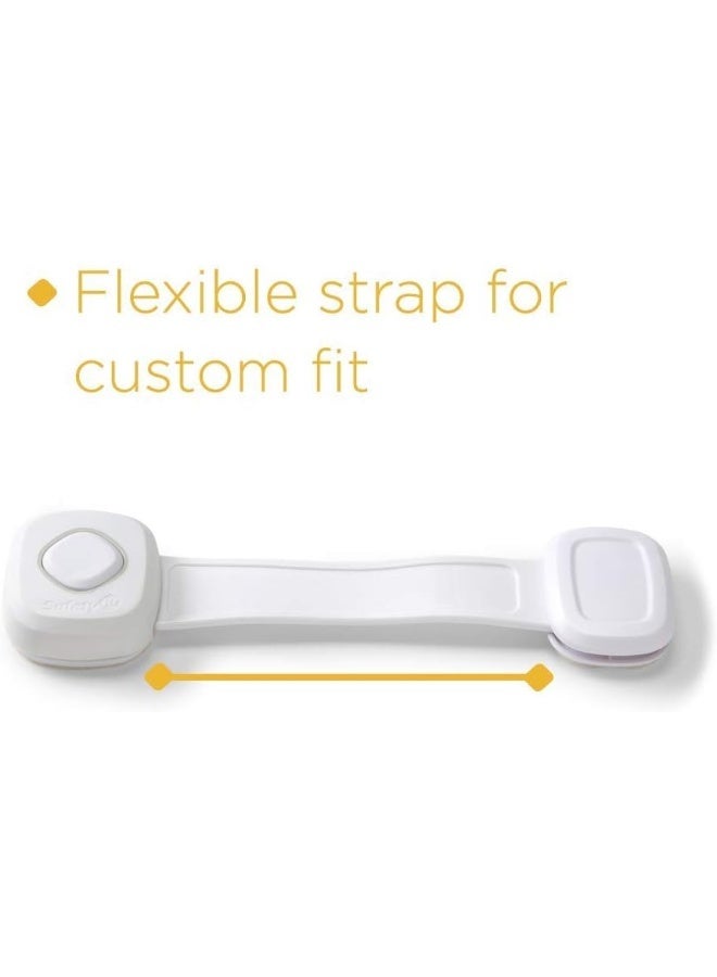 Safety 1st Outsmart All-Purpose, Multi Use Strap, Four Pack, White - Image 5