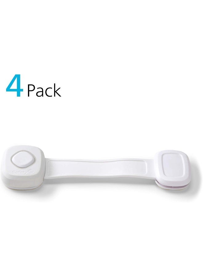 Safety 1st Outsmart All-Purpose, Multi Use Strap, Four Pack, White - Image 2