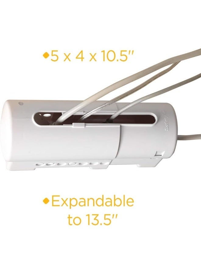 Safety 1st Power Strip Cover 2 Count (Pack of 1), White - Image 3