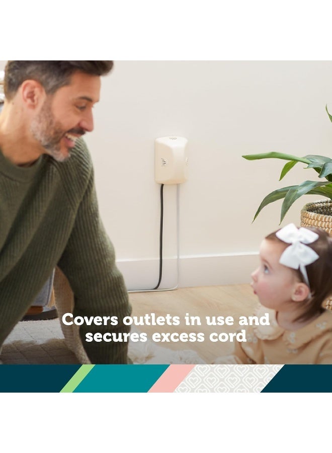 Safety 1st Outlet Cover with Cord Shortener for Baby Proofing - Image 2