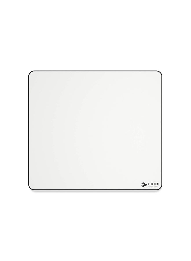 Glorious Large Gaming Mouse Pad for Desk - Rubber Base Computer Mouse Mat - Durable Mouse Mat - Cloth Mousepad with Stitched Edges - White Cloth Mousepad | 16"x18" (GW-XL) - Image 1