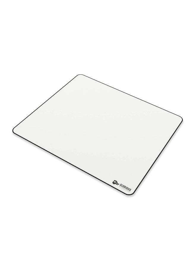 Glorious Large Gaming Mouse Pad for Desk - Rubber Base Computer Mouse Mat - Durable Mouse Mat - Cloth Mousepad with Stitched Edges - White Cloth Mousepad | 16"x18" (GW-XL) - Image 2