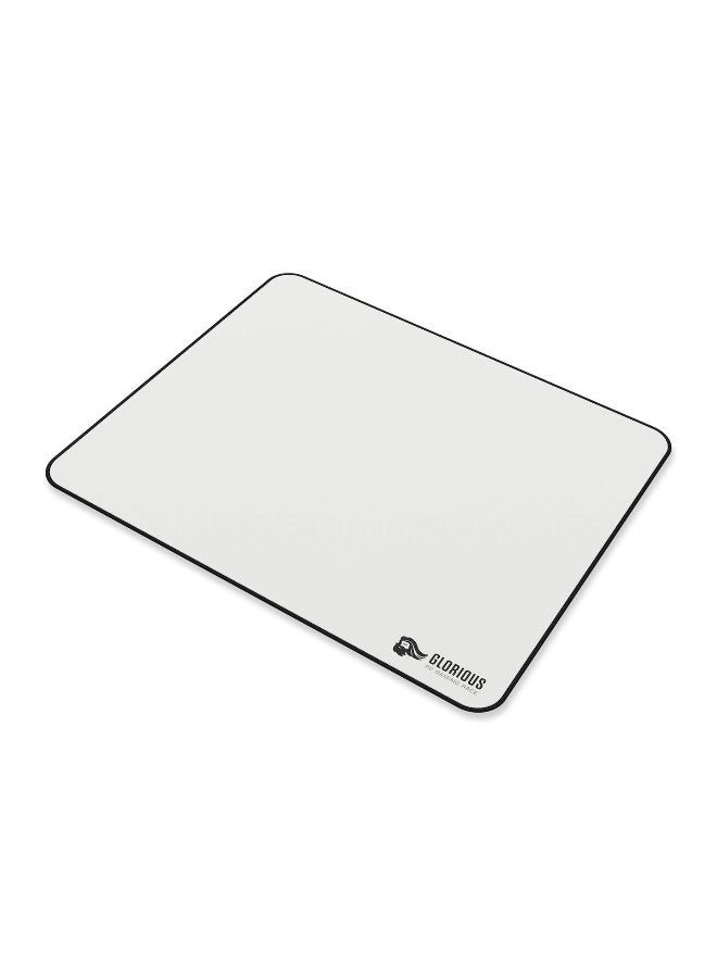 Glorious Large Gaming Mouse Pad for Desk - Rubber Base Computer Mouse Mat - Durable Mouse Mat - Cloth Mousepad with Stitched Edges - White Cloth Mousepad | 11"x13" (GW-L) - Image 2