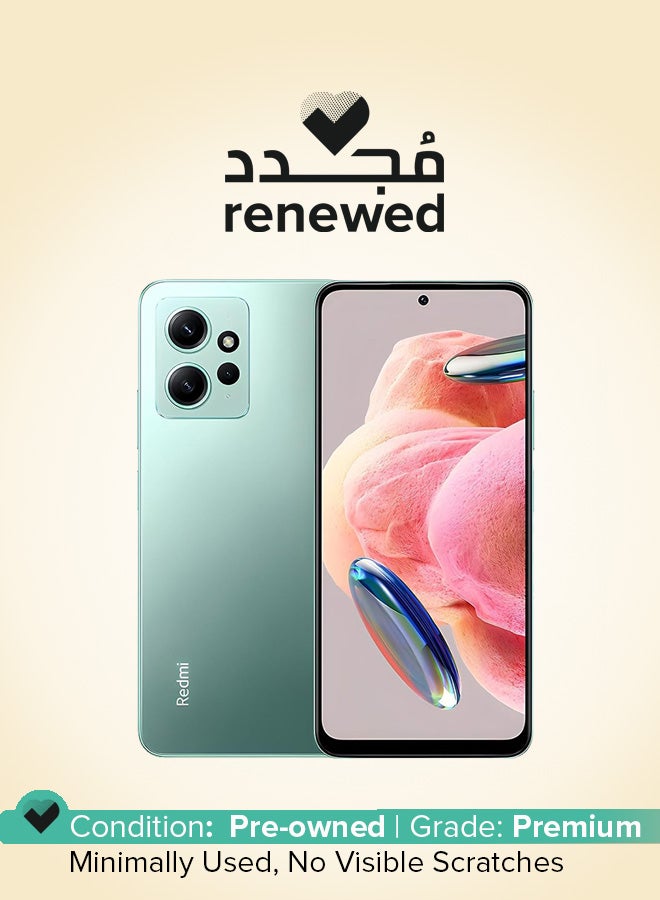 Xiaomi Renewed - Redmi Note 12 Dual SIM Mint Green 8GB RAM 256GB 4G - Global Version - Image 1