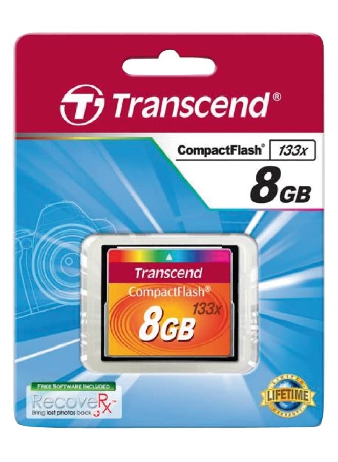Transcend 8GB CompactFlash Memory Card 133x (TS8GCF133) 8 GB - Image 5