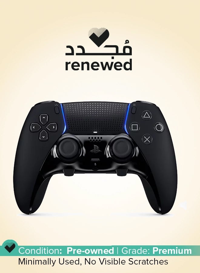 Sony Renewed - DualSense Edge Wireless Controller For PlayStation 5 (International Version) - Midnight Black - Image 1