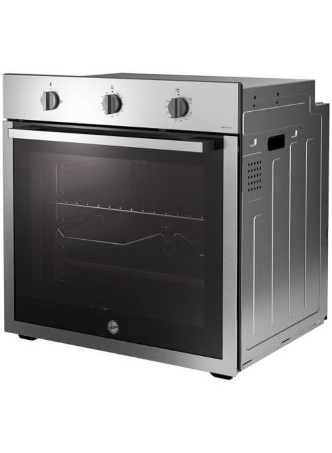 هوفر Built-In Oven Gas 60 x 60 cm - 70 Liter - HOU611G6 Stainless Steel x Black - Image 3